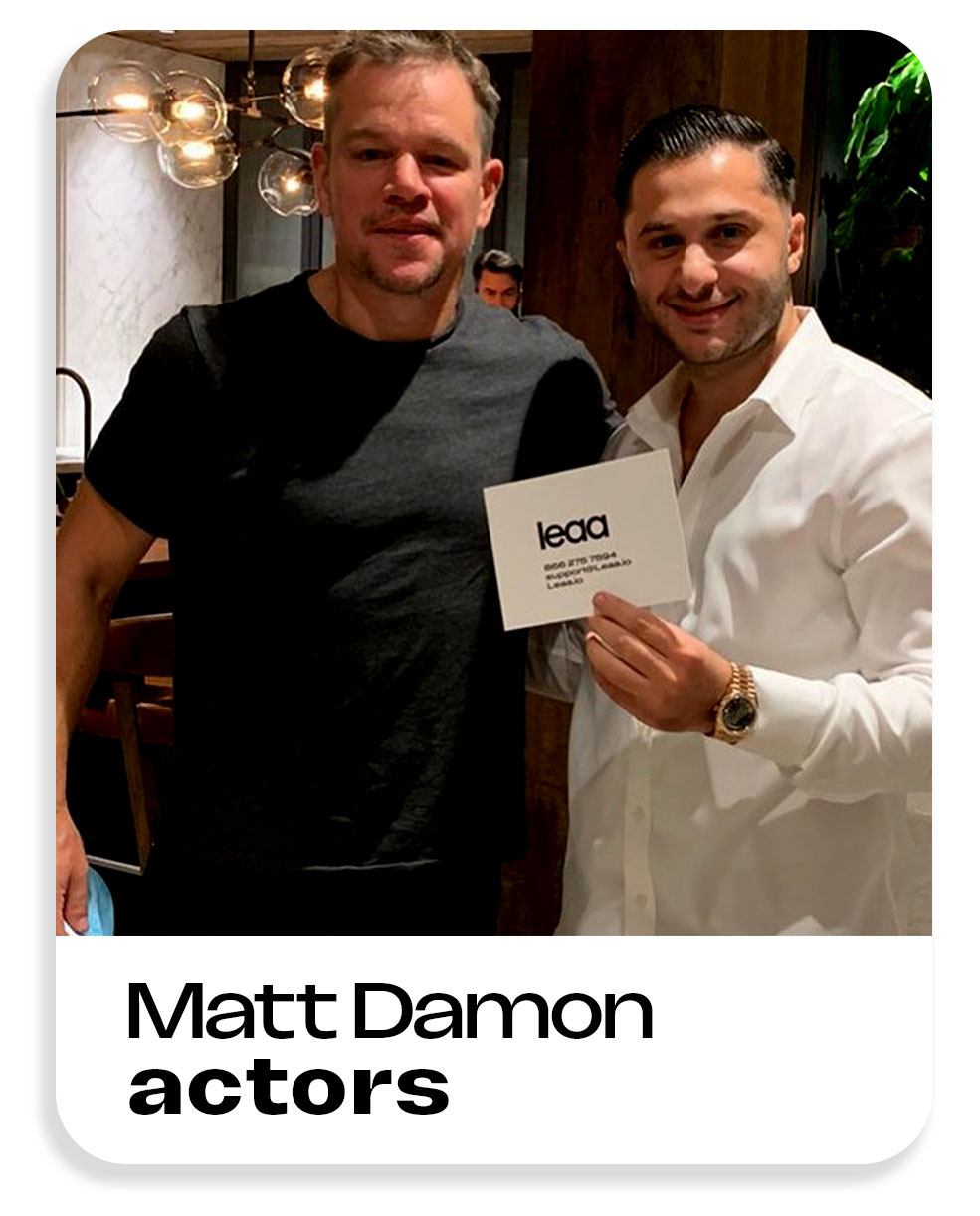 leaatab Matt Damon
